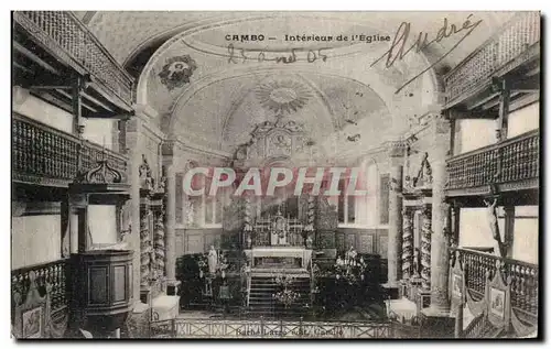 Cartes postales Cambo Interieur de l eglise