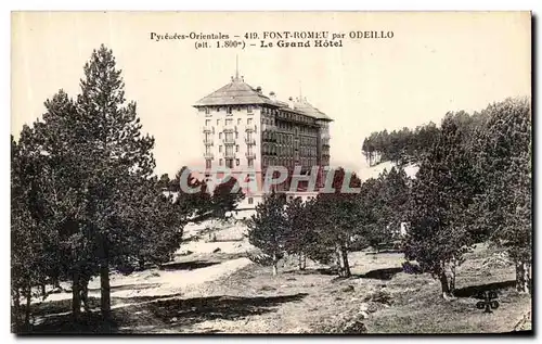 Cartes postales Font Romeu Par Odeillo Le grand hotel