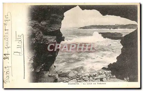 Ansichtskarte AK Biarritz La Loge De Theatre