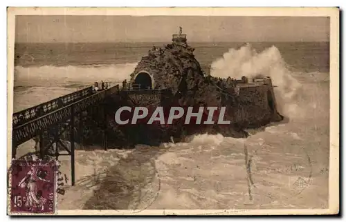 Cartes postales Biarritz Le Rocher de la Vierge