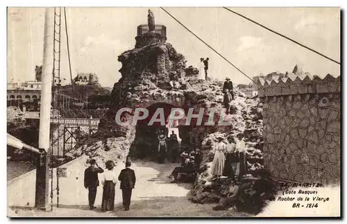 Cartes postales Biarritz Rocher de la vierge