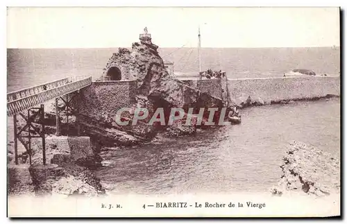 Cartes postales Biarritz Le Rocher de la Vierge