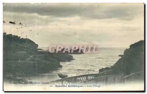 Cartes postales Biarritz Artistique Avant l Orage