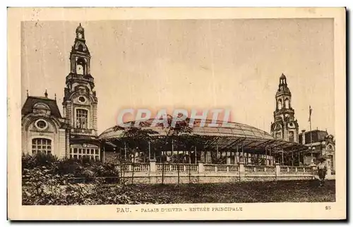 Cartes postales Pau Palais D hiver Entree Principale