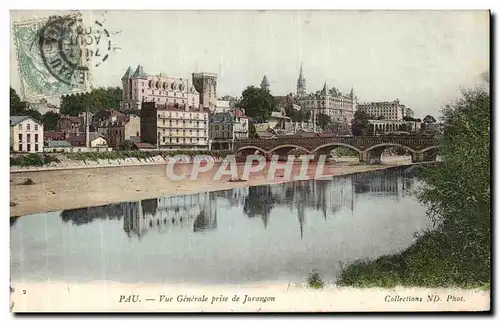 Cartes postales Pau Vue Generale prise de Jurancon