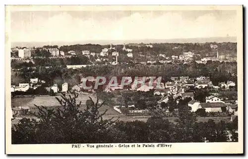 Cartes postales Pau Vue Generale Gelos et le Palais d Hiver