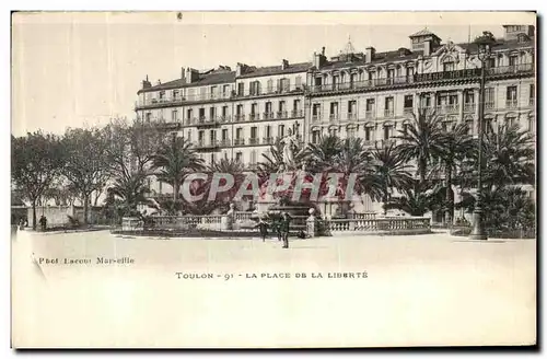 Cartes postales Toulon La Place De La Liberte