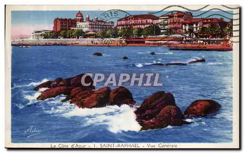 Cartes postales Saint Raphael Vue generale