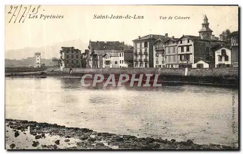 Cartes postales St Jean de Luz Les pyrenees Vue de Ciboure