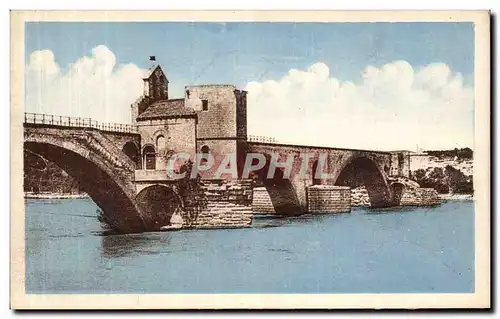 Cartes postales Avignon Le pont Saint Benezet