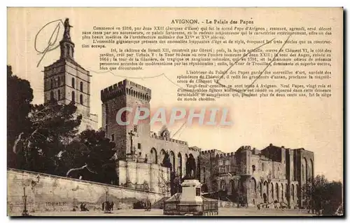 Cartes postales Avignon Le Palais des Papes