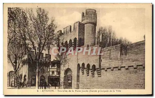 Ansichtskarte AK Avignon Tourelles de la Porte Jaures Entree principale de la ville