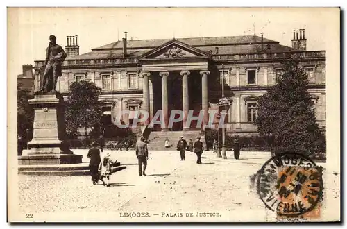 Cartes postales Limoges Palais de Justice