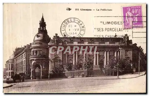 Cartes postales Limoges La Prefecture