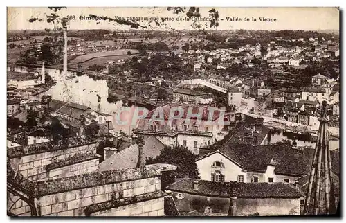 Ansichtskarte AK Limoges Vue Panoramique Prise de la Cathedrale Vallee de la Vienne