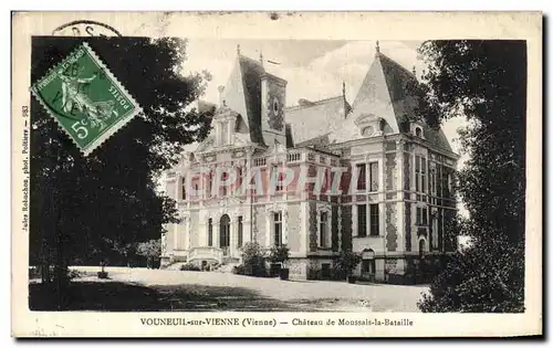 Cartes postales Vouneuil Sur Vienne Chateau de Moussais Bataille