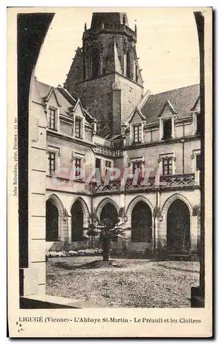 Cartes postales Liguge L Abbaye St Martin Le Preault et les Cloitres