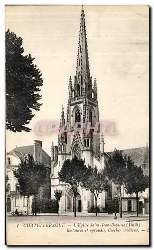 Ansichtskarte AK Chatellerault L Eglise Jean Baptiste Restauree et agrandie Clocher Moderne