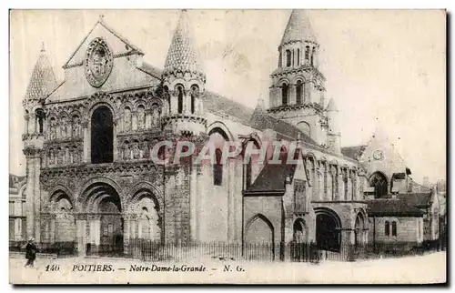 Ansichtskarte AK Poitiers Notre Dame la Grande