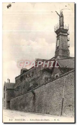 Cartes postales Poitiers Notre Dame des Dunes