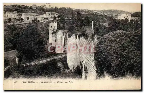 Cartes postales Poitiers Les Douvers Restes
