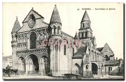 Cartes postales Poitiers Notre Dame la Grande