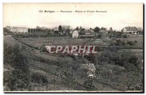 Cartes postales Mortagne Panorama Mairet et Chalet Normand