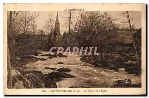 Cartes postales Les Tourailles La Rouvre et l Eglise