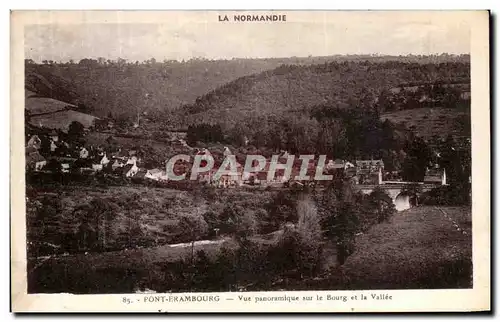 Ansichtskarte AK Pont Erambourg Vue Panorama Sur le Bourg et la Vallee