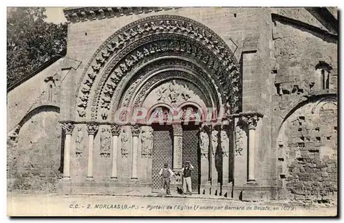 Cartes postales Morlaas Portail de l Eglise