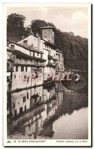 Cartes postales St Jean Pied de Port Viellies Maisons Sur la Niva