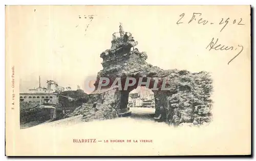 Cartes postales Biarritz Le Rocher De la Vierge