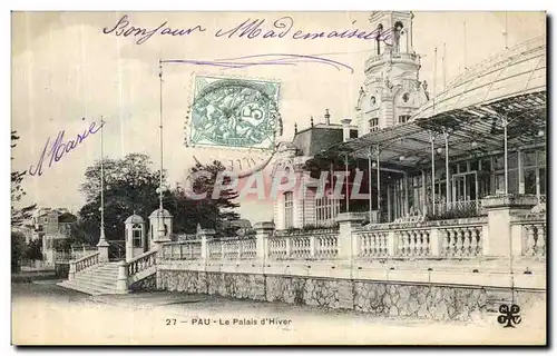 Cartes postales Pau Le Palais d Hiver