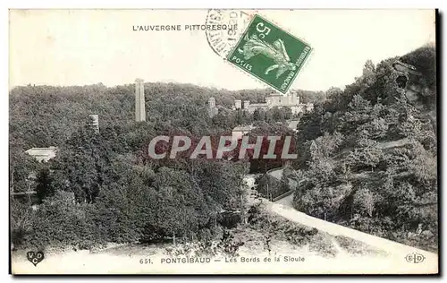 Cartes postales L Auvergne Pittoresque Pontgibaud Les Bords de la Sioule