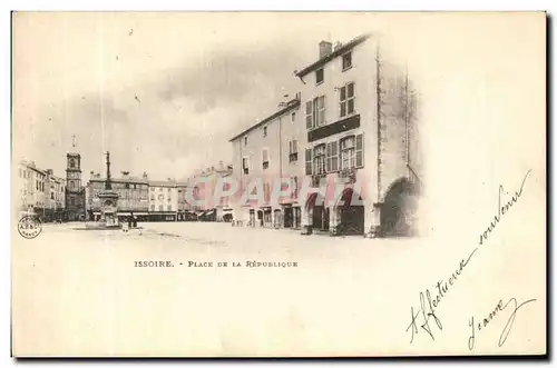 Cartes postales Issoire Place de la Republique