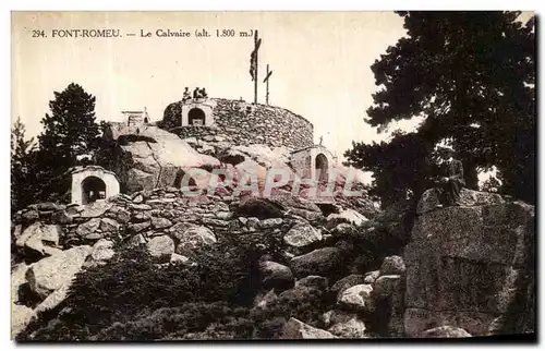 Cartes postales Font Romeu Le Calvaire