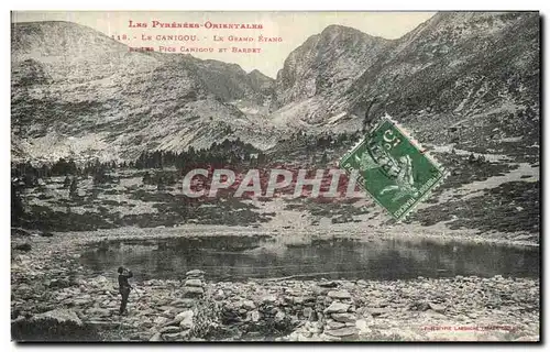 Ansichtskarte AK Le Canigou Le Grand Etang Pics Carigou et Barbet