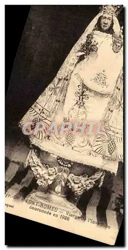 Cartes postales Font Romeu Vierge de l invention Couronnee en 1926