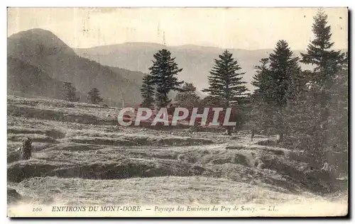 Cartes postales Environs Du Mont Dore Paysage des Environs du Puy de Sancy