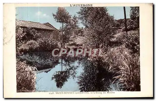 Cartes postales Saint Bonnet le Chastel L etang du Moulin