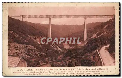 Ansichtskarte AK L Auvergne Viaduc des Fades le Place Haut d Europe