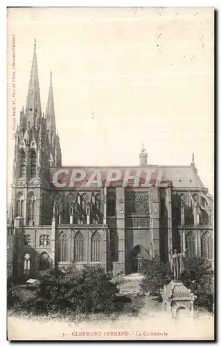 Cartes postales Clermont Ferrand La Cathedrale