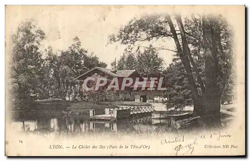 Cartes postales Lyon Le Chalet des Iles Parc de la Tete d or