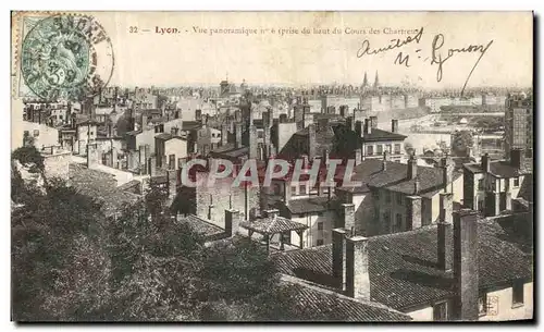 Ansichtskarte AK Lyon Vue panoramique Vue Prise du Haut Cours des Chartreux
