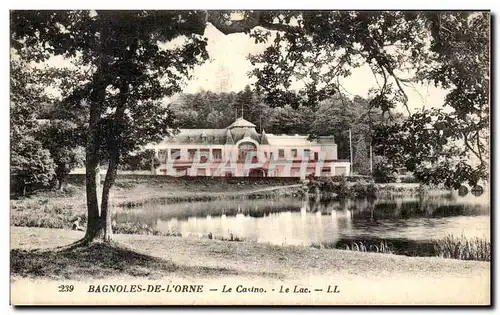 Cartes postales Bagnoles de L Orne Le Casino le Lac