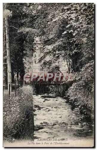 Cartes postales Bagnoles de L Orne Le vee dans le Parc de l Etablissement