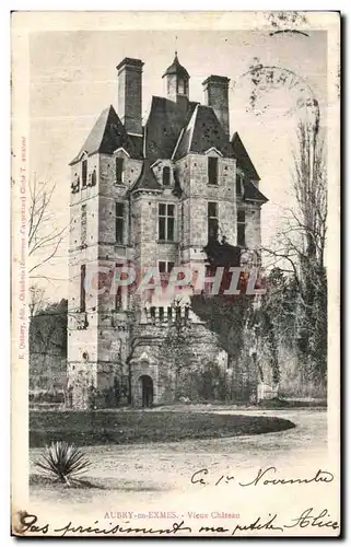 Cartes postales Aubry en Exmes Vieux Chateau