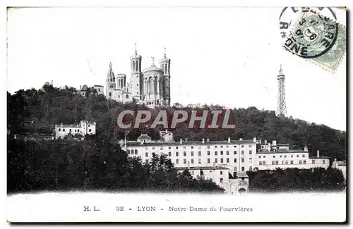 Ansichtskarte AK Lyon Notre Dame de Fourvieres