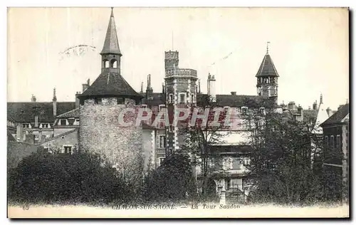 Ansichtskarte AK Chalon Sur saone La Tour Saudon