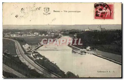 Cartes postales Sens Vue panoramique